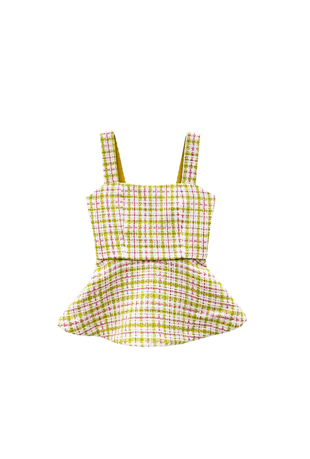 The Peplum Bustier - Spring Tweed - BURU