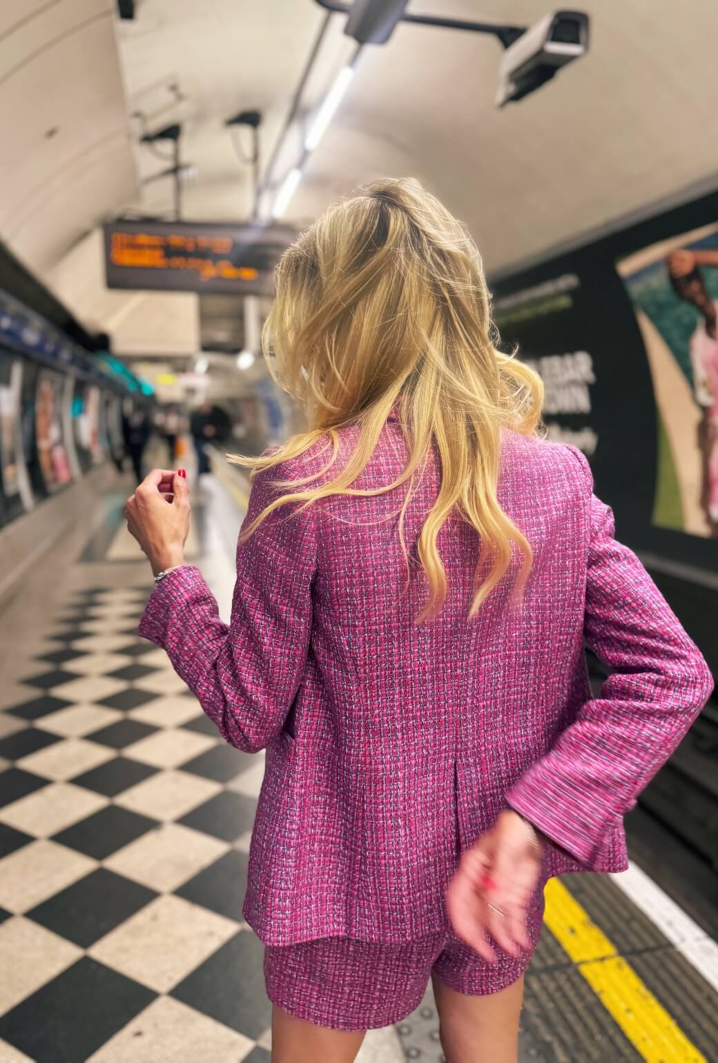 The Classic Blazer - Pink Tweed - BURU