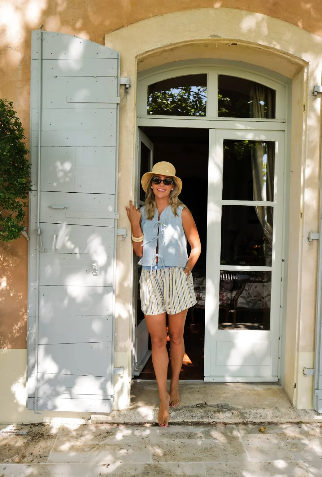 Buru x Megan Stokes Everyday Shorts - Popcorn Stripe - BURU