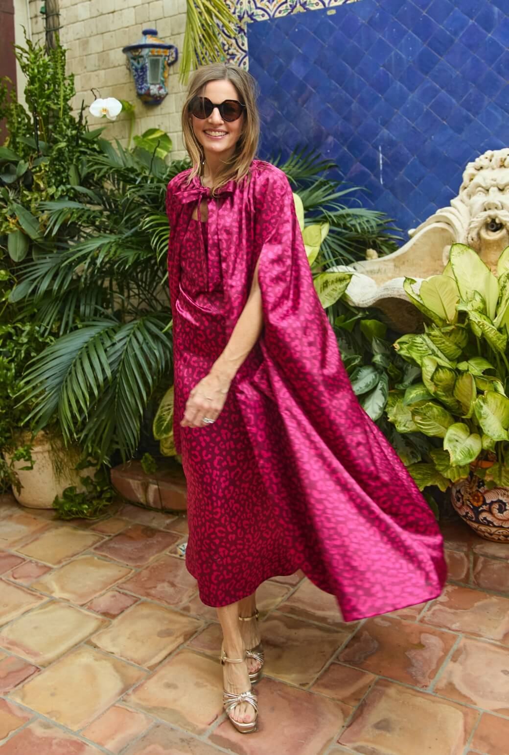 Slip Dress - Pink Cheetah - BURU