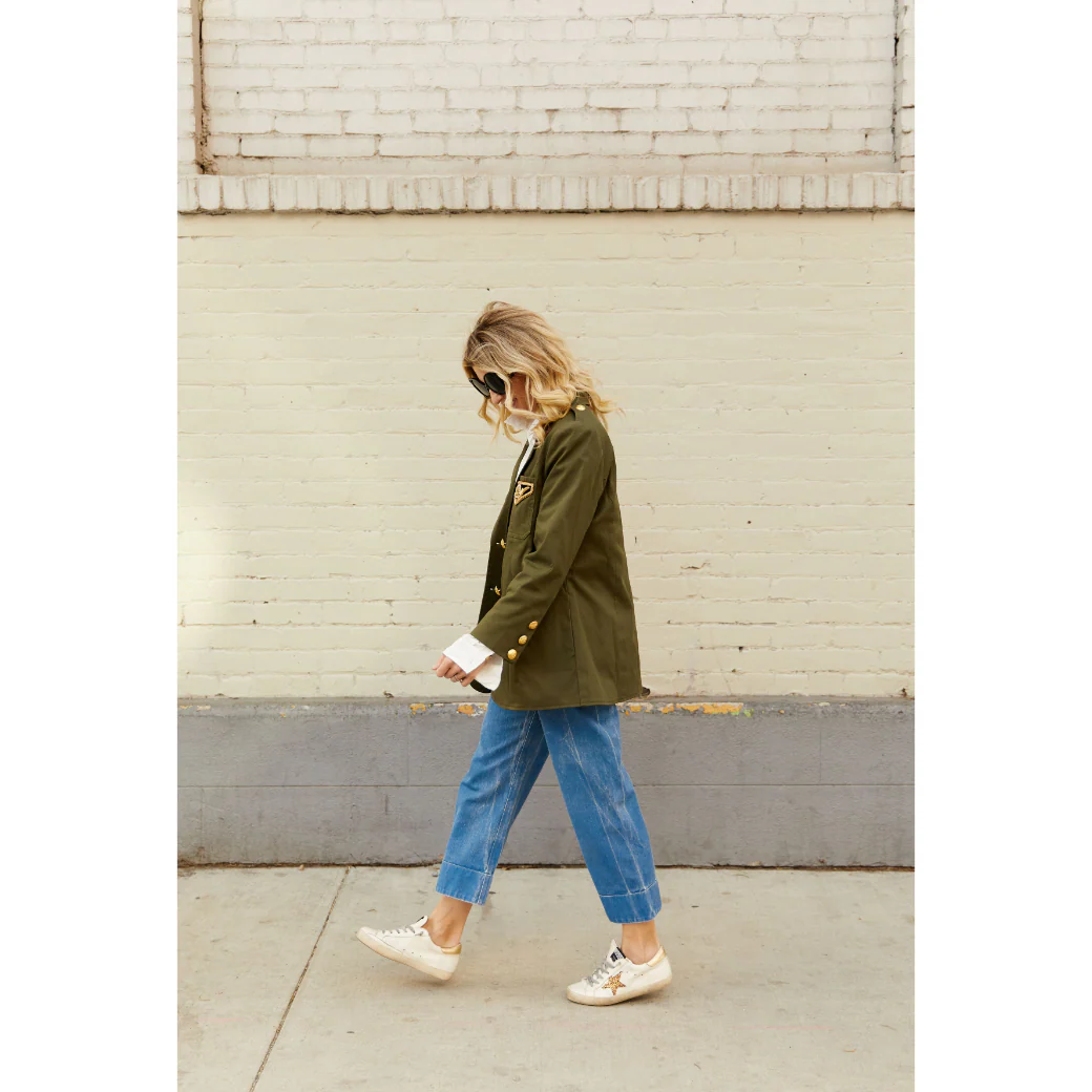 The Military Blazer - Olive Green - BURU