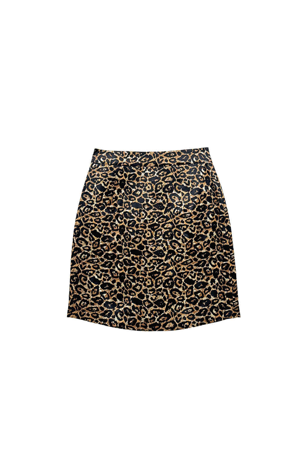 Pencil MINI Skirt - Leopard Print Lurex - BURU