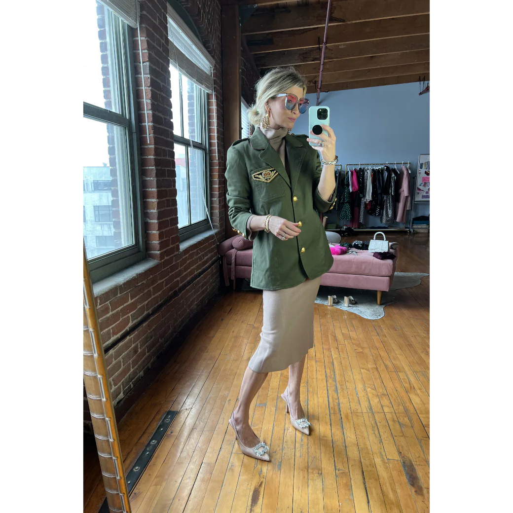 The Military Blazer - Olive Green - BURU
