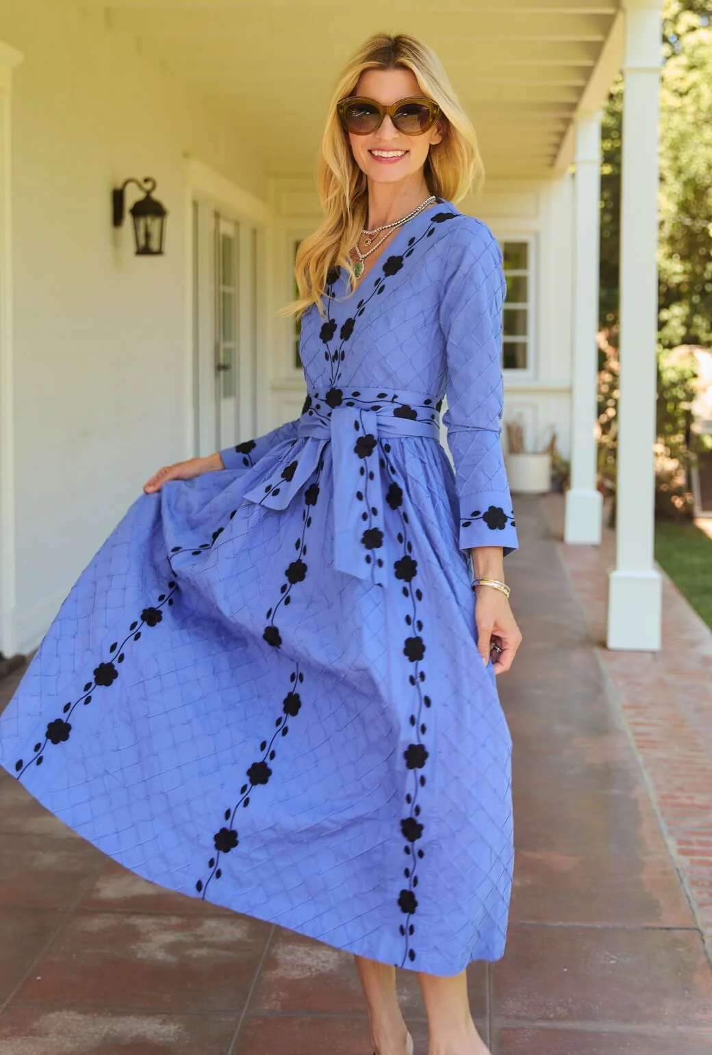 The Nicolette Dress - Periwinkle - BURU