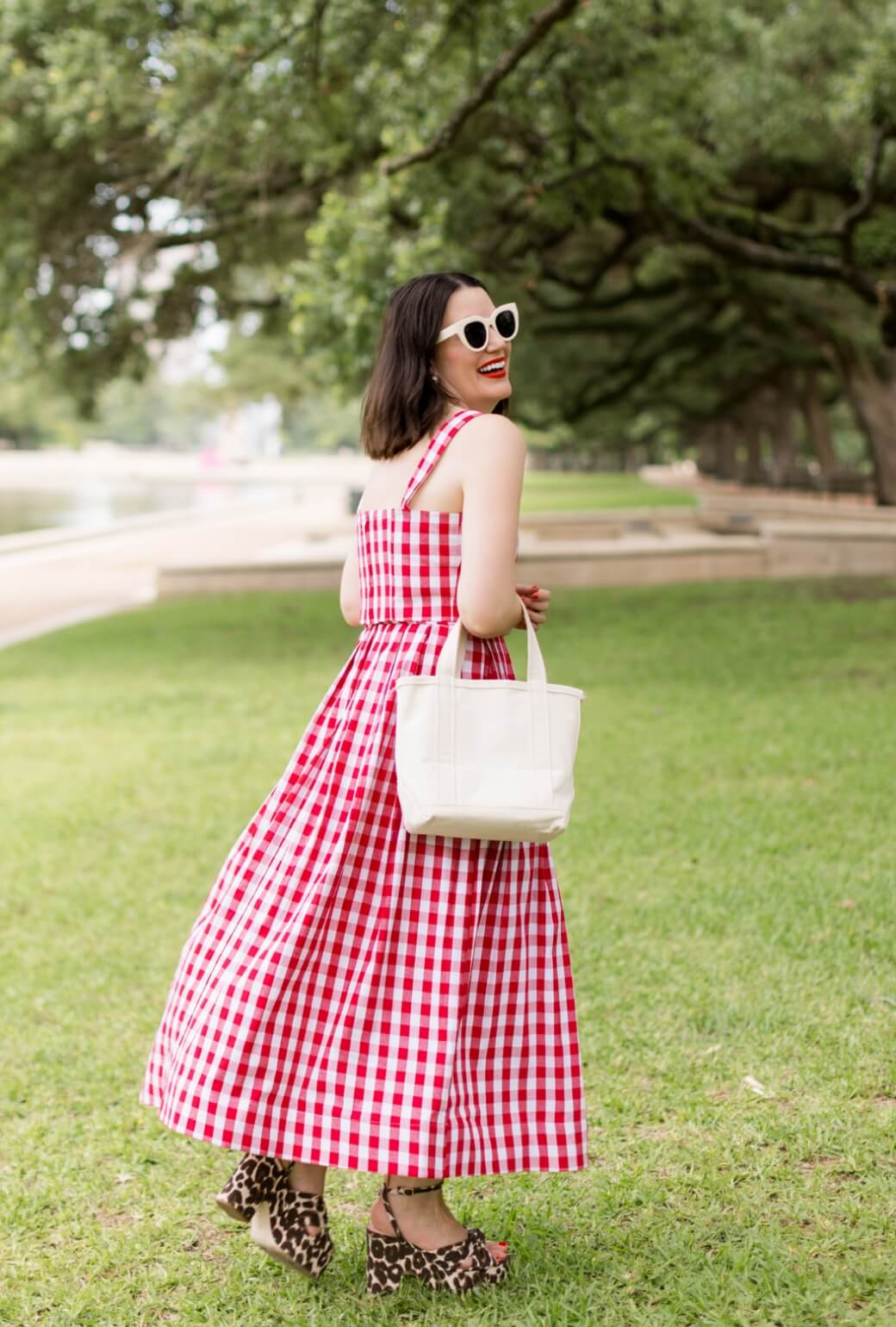 The Gen Skirt - Red Gingham - BURU