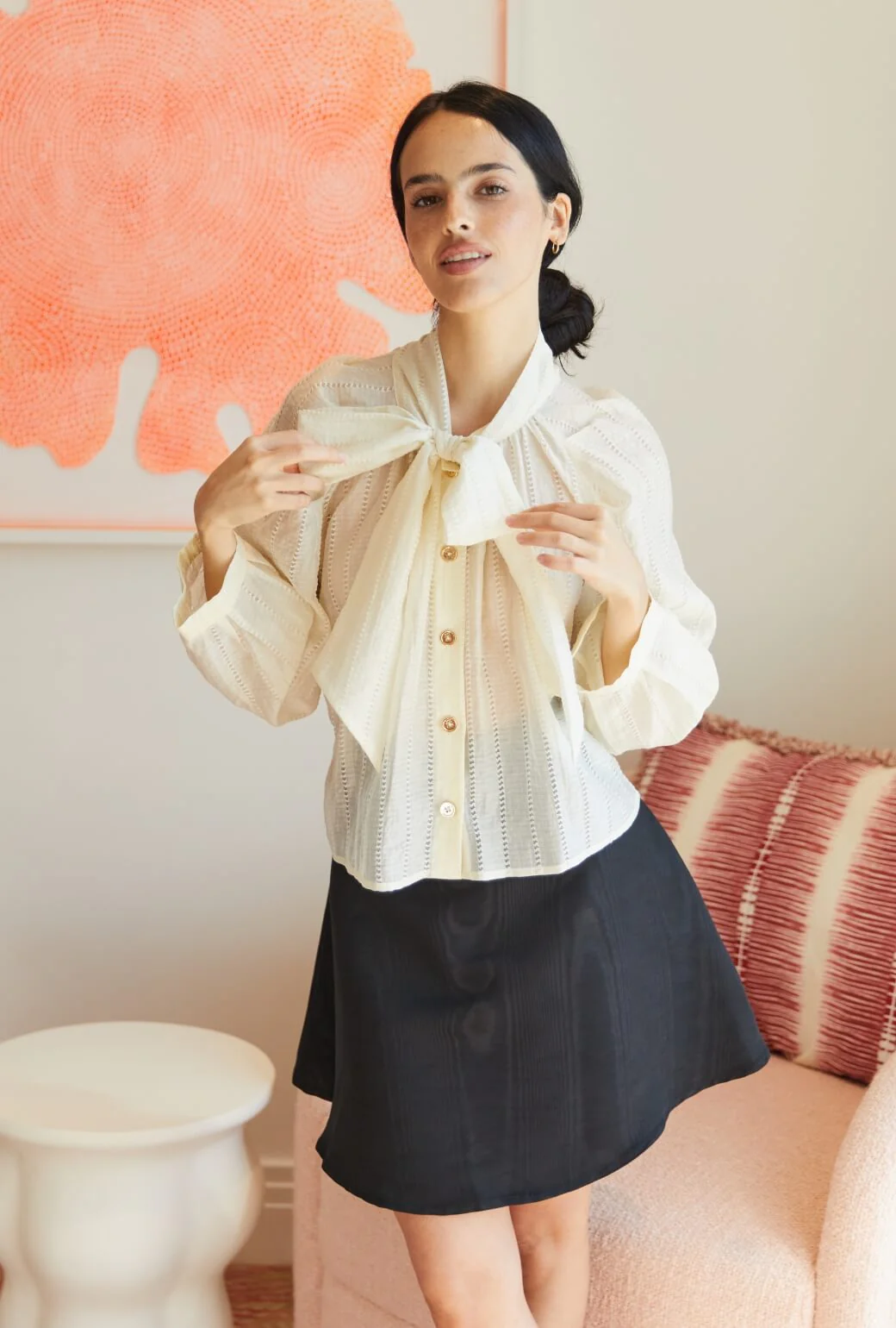 The Laura Mini - Noir Moiré - BURU