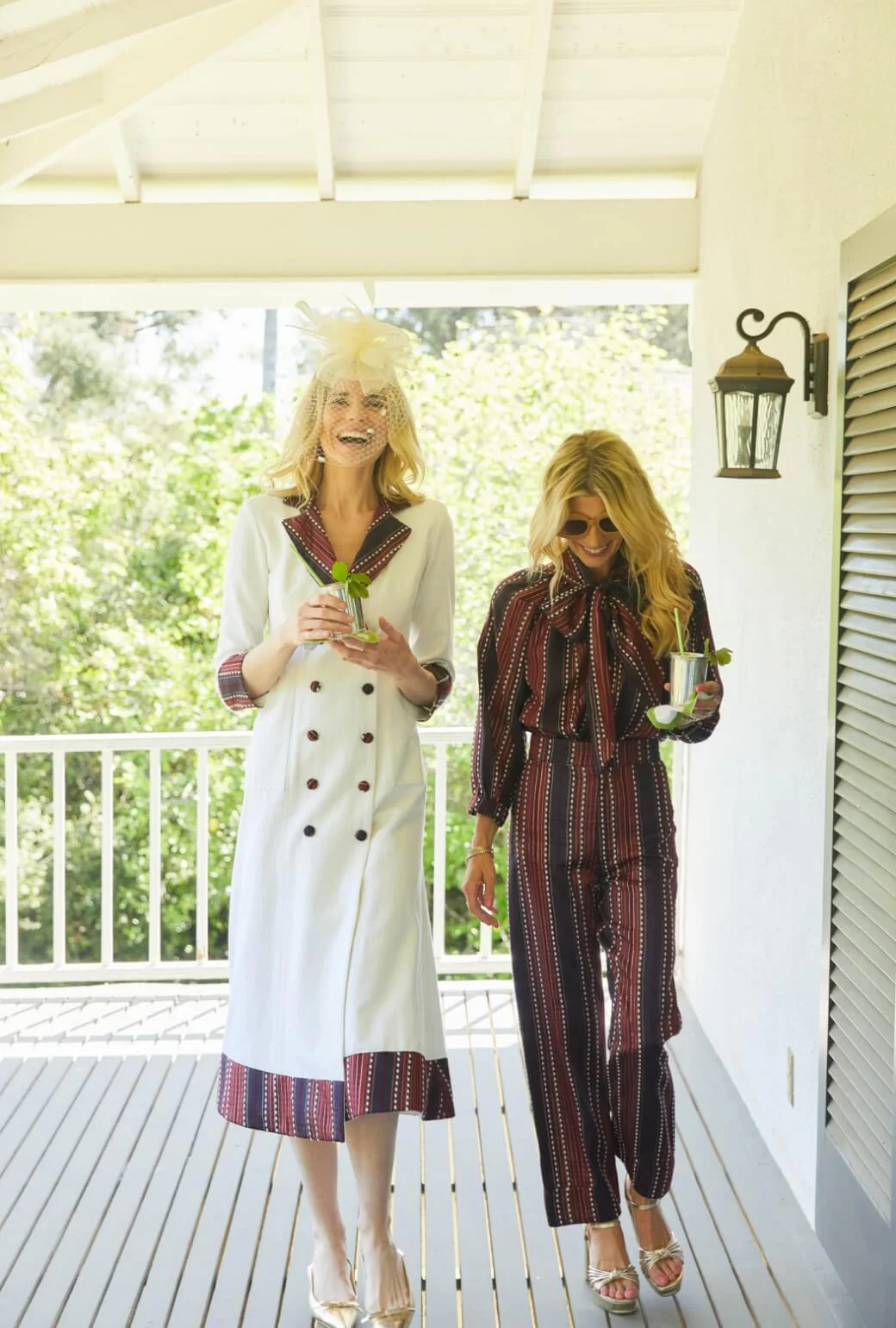 Big Bow Blouse - Navy Embroidery - BURU