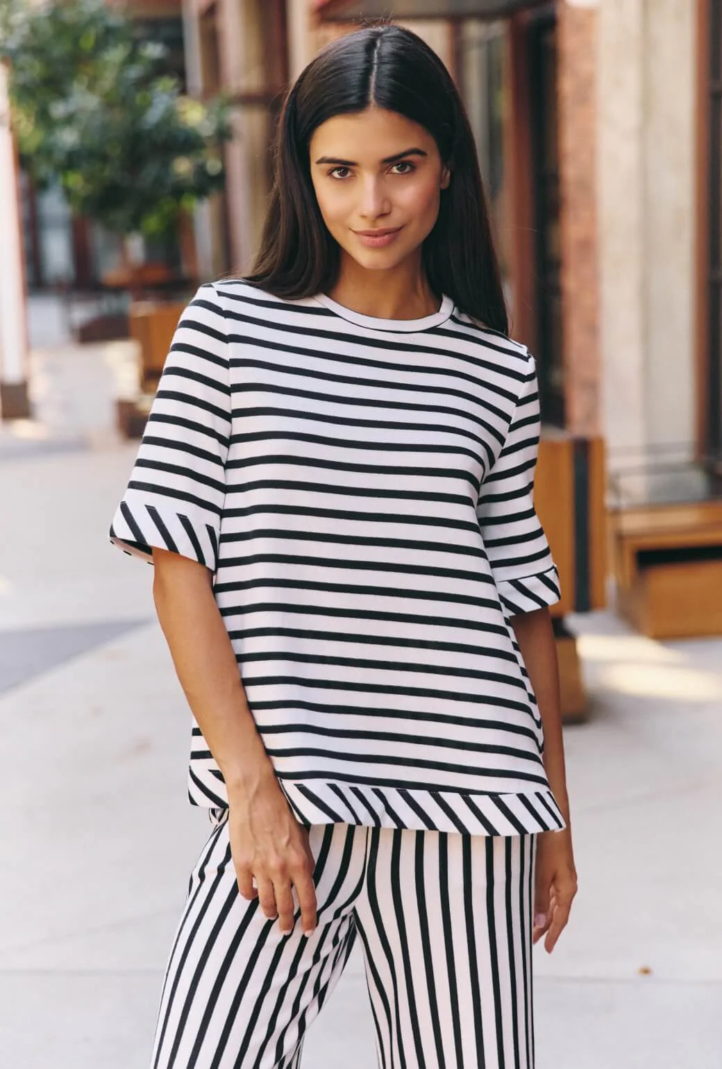 The Marseille Set - Navy & White Stripe - BURU