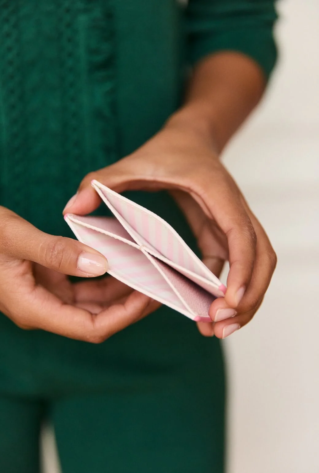 The Evelyn Card Case - Ballet Pink - BURU