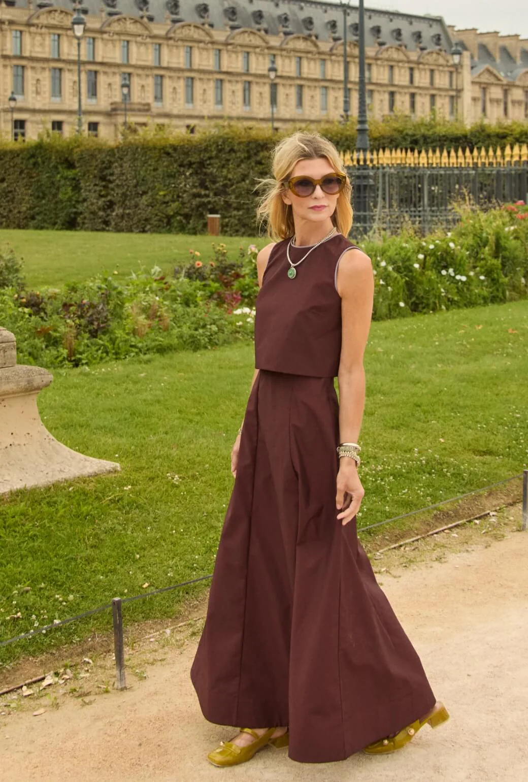 Guest Skirt - Chocolate Taffeta - BURU