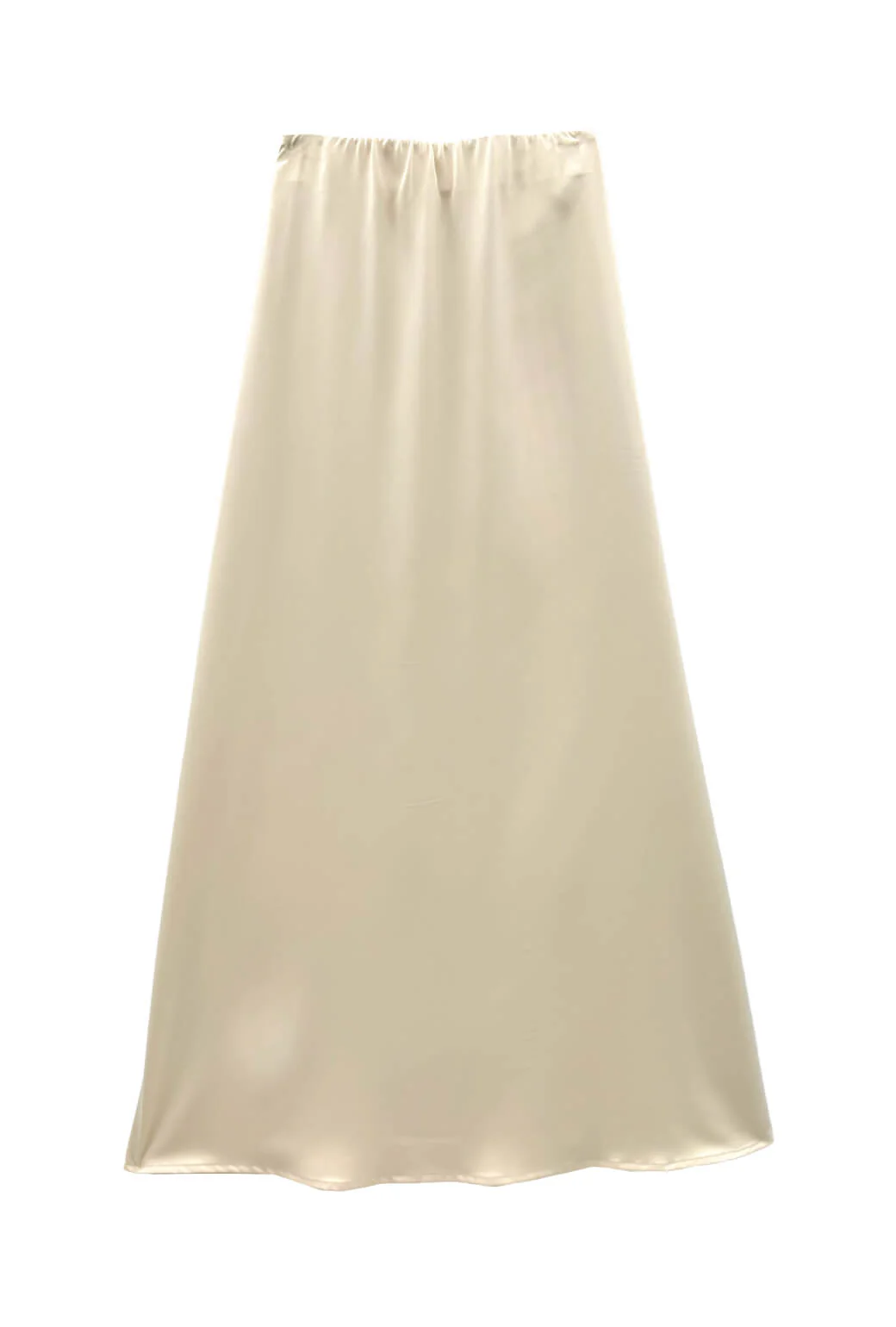 Buru x Anna Kloots The Leland Skirt - Ivory Satin - BURU