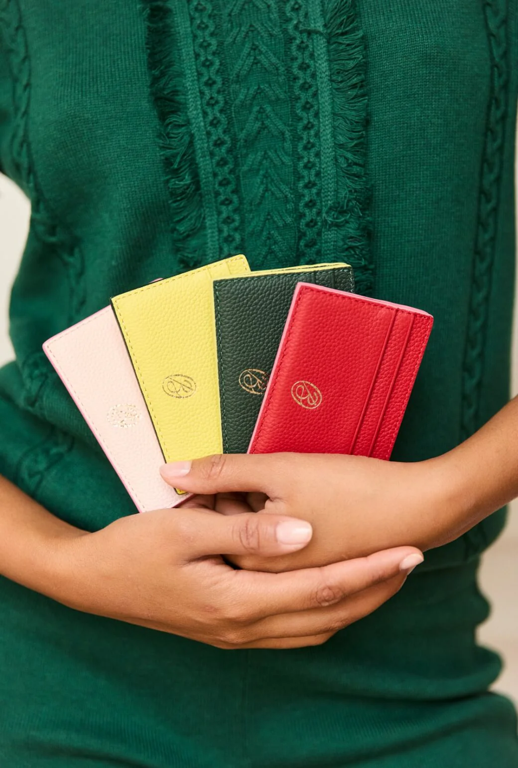 The Evelyn Card Case - Chartreuse - BURU