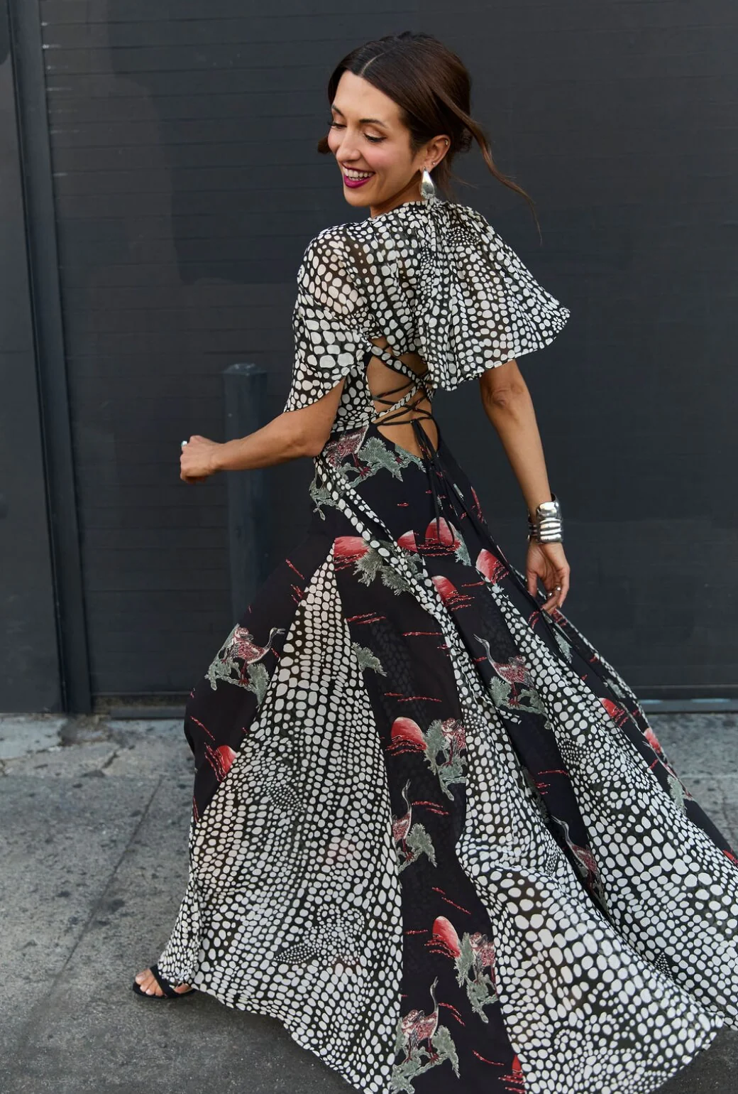 Buru x India The Kings Road Ruffle Belt - Abstract Dot - BURU