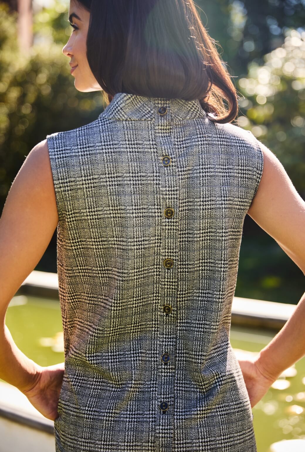 Mod Dress - Glen Plaid - BURU