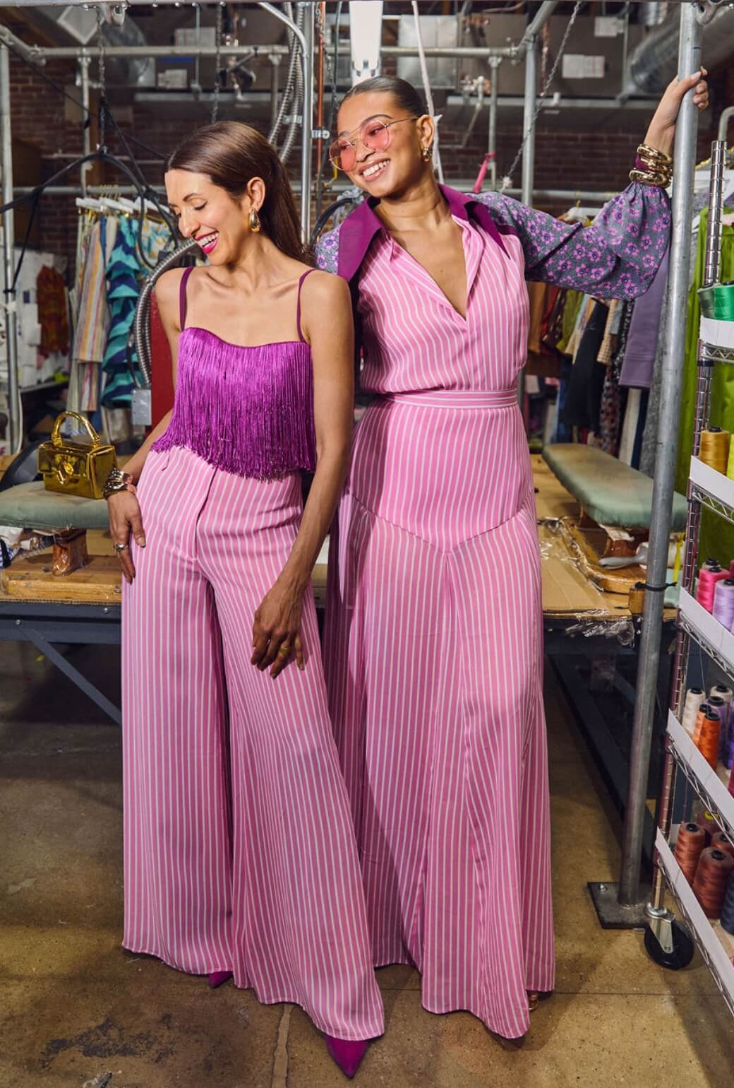 Buru x India The Camden Crop - Fuchsia - BURU