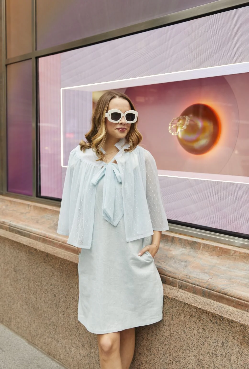 Buru x Old Soul Etiquette Capelet - Blue Tulle - BURU