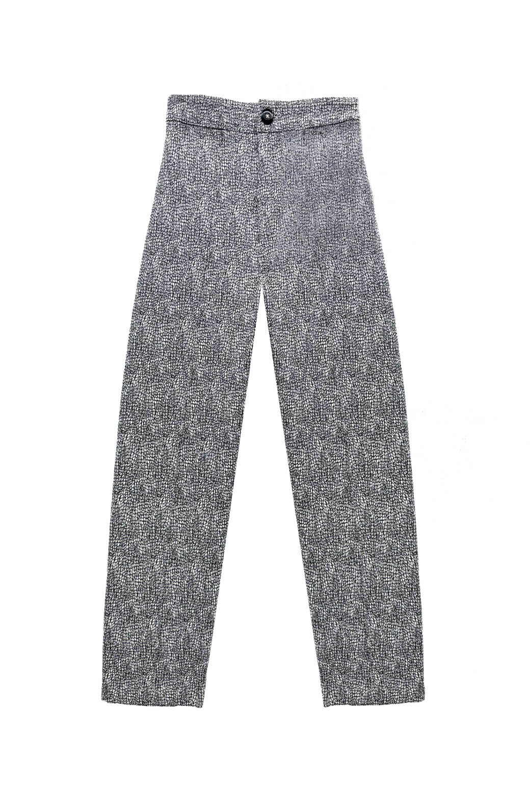 Buru x Anna Kloots Cropped Cigar Pant - Silver Shimmer - BURU