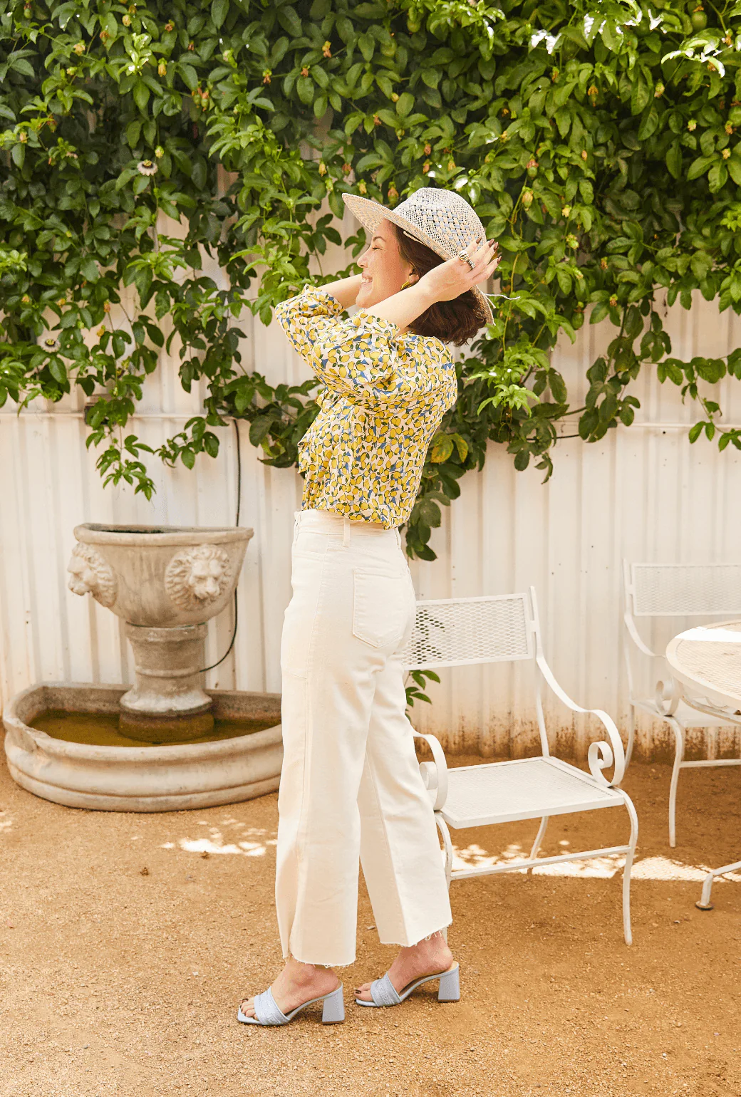 Big Bow Blouse - Limoncello - BURU