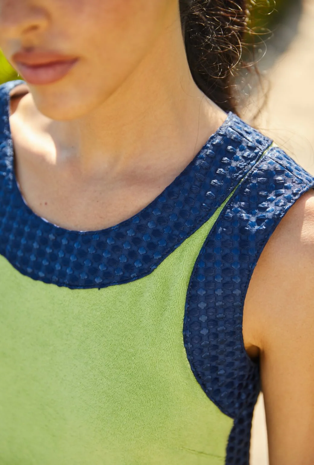 Mini Bermuda Set - Green & Navy - BURU