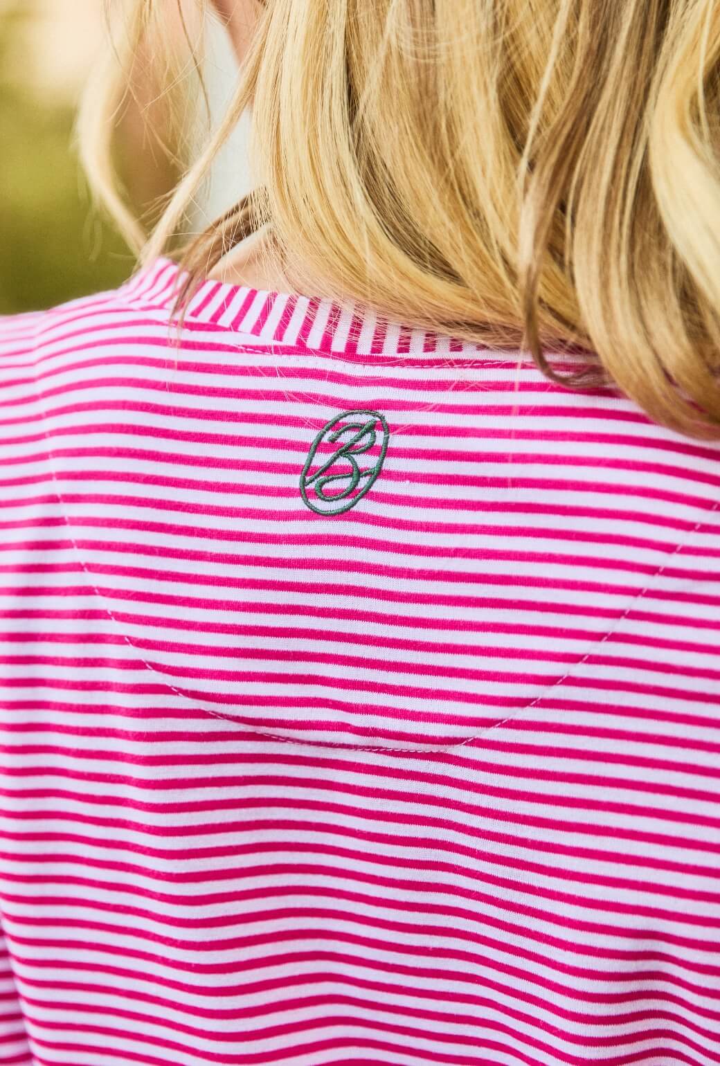 Lounge Set - Hot Pink Stripe - BURU