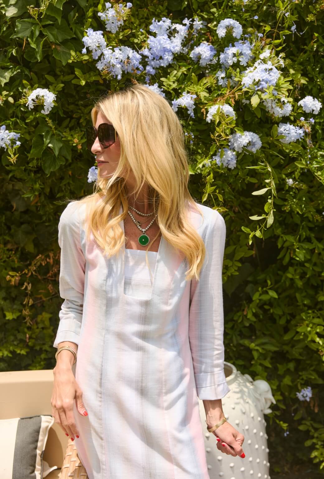 Deco Dress Maxi - Lake Stripe - BURU