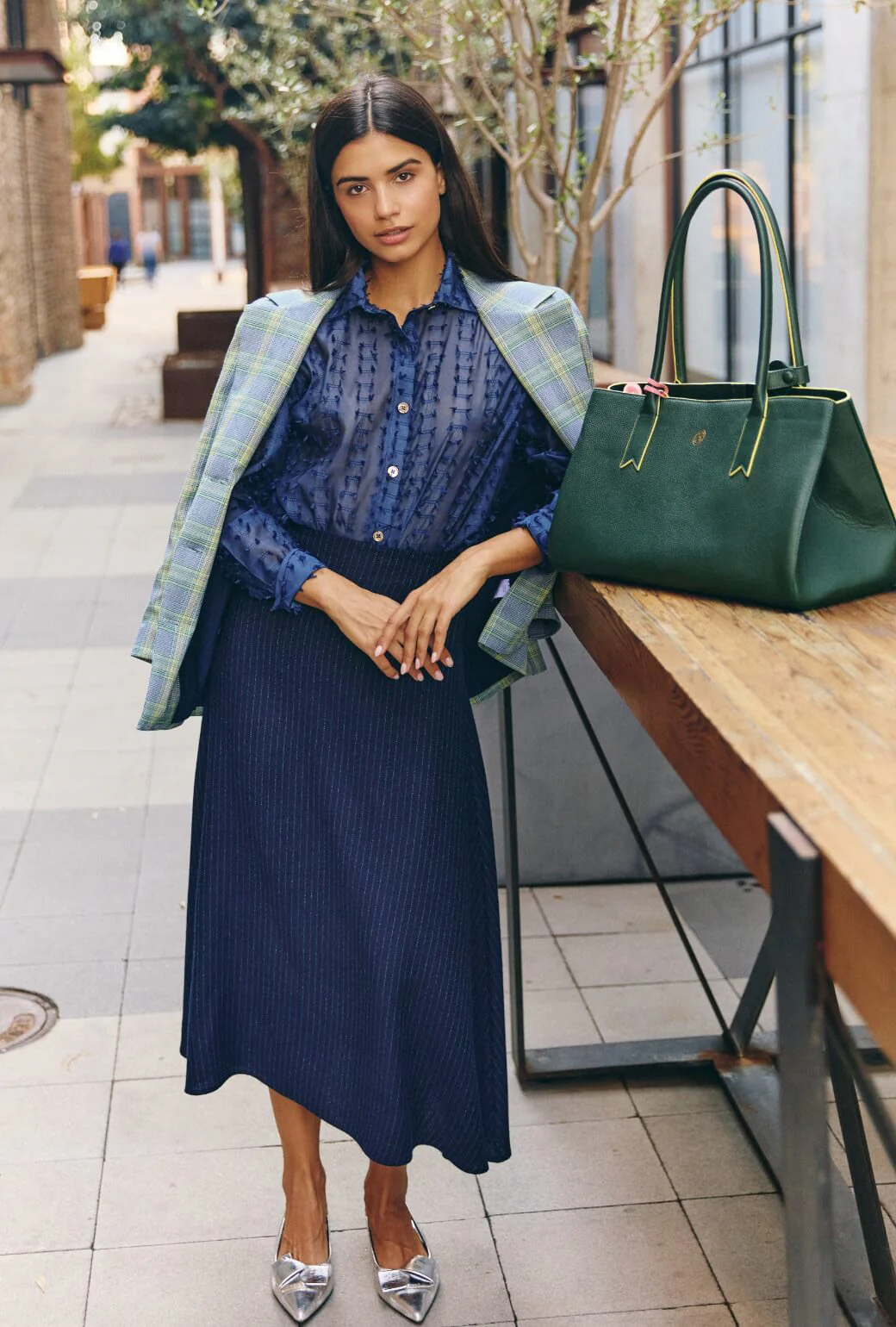 The Fern Tote - Deep Green - BURU