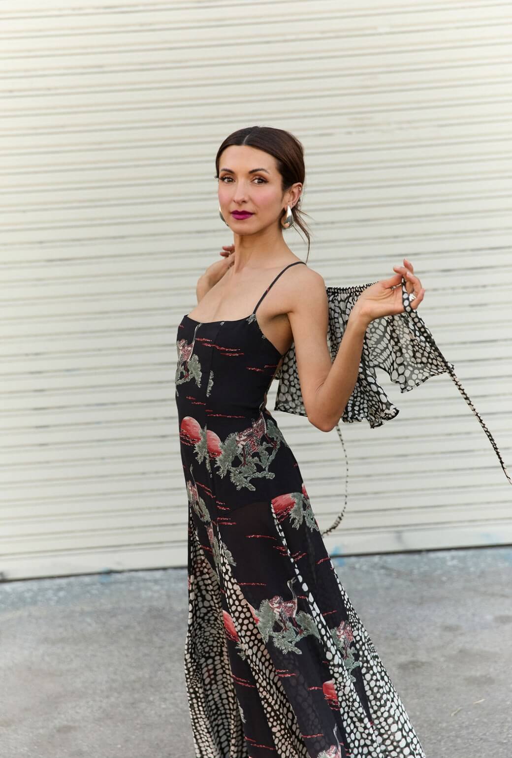 Buru x India The Kings Road Ruffle Belt - Abstract Dot - BURU