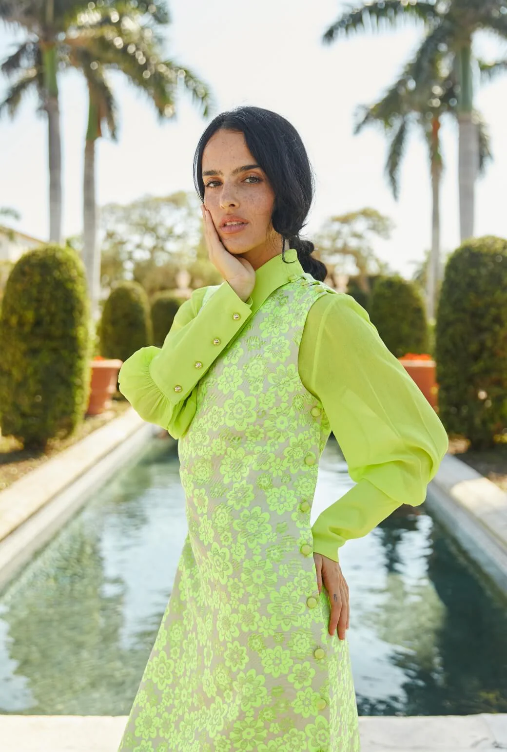 Skipper Blouse - Lemon Brightline - BURU