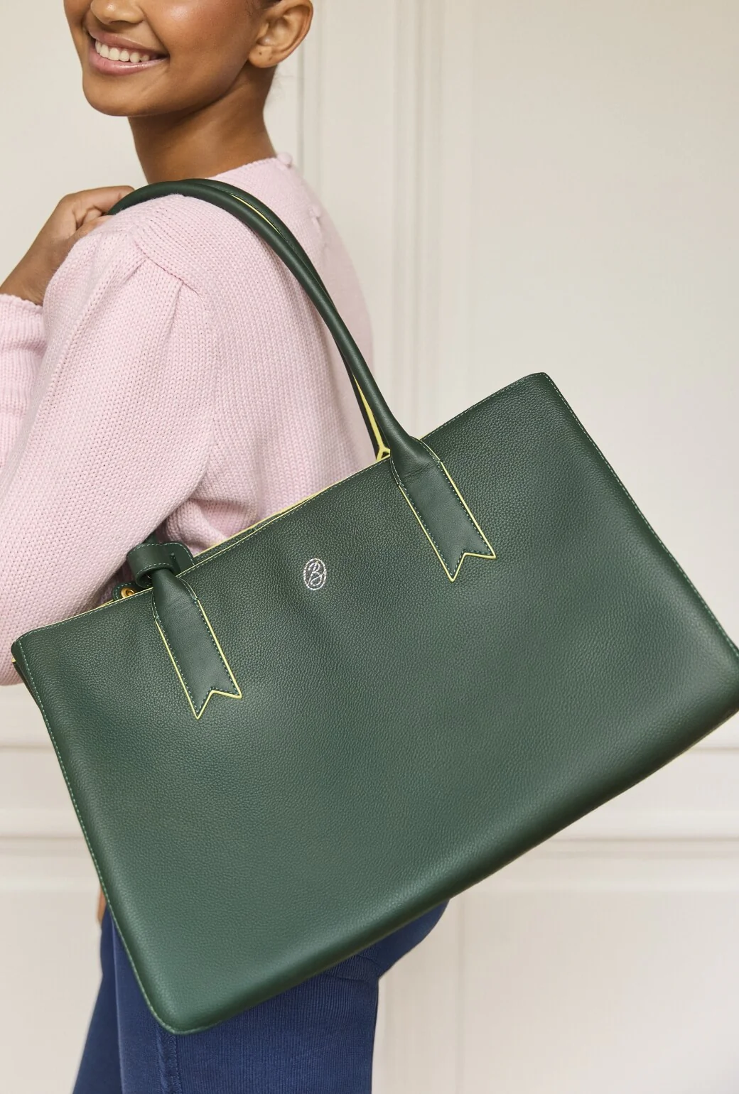The Fern Tote - Deep Green - BURU
