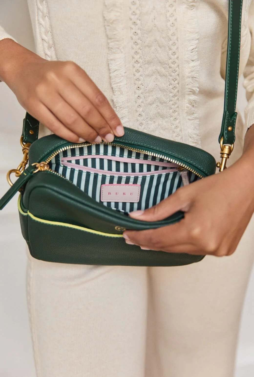 The Belmont Bag - Deep Green - BURU