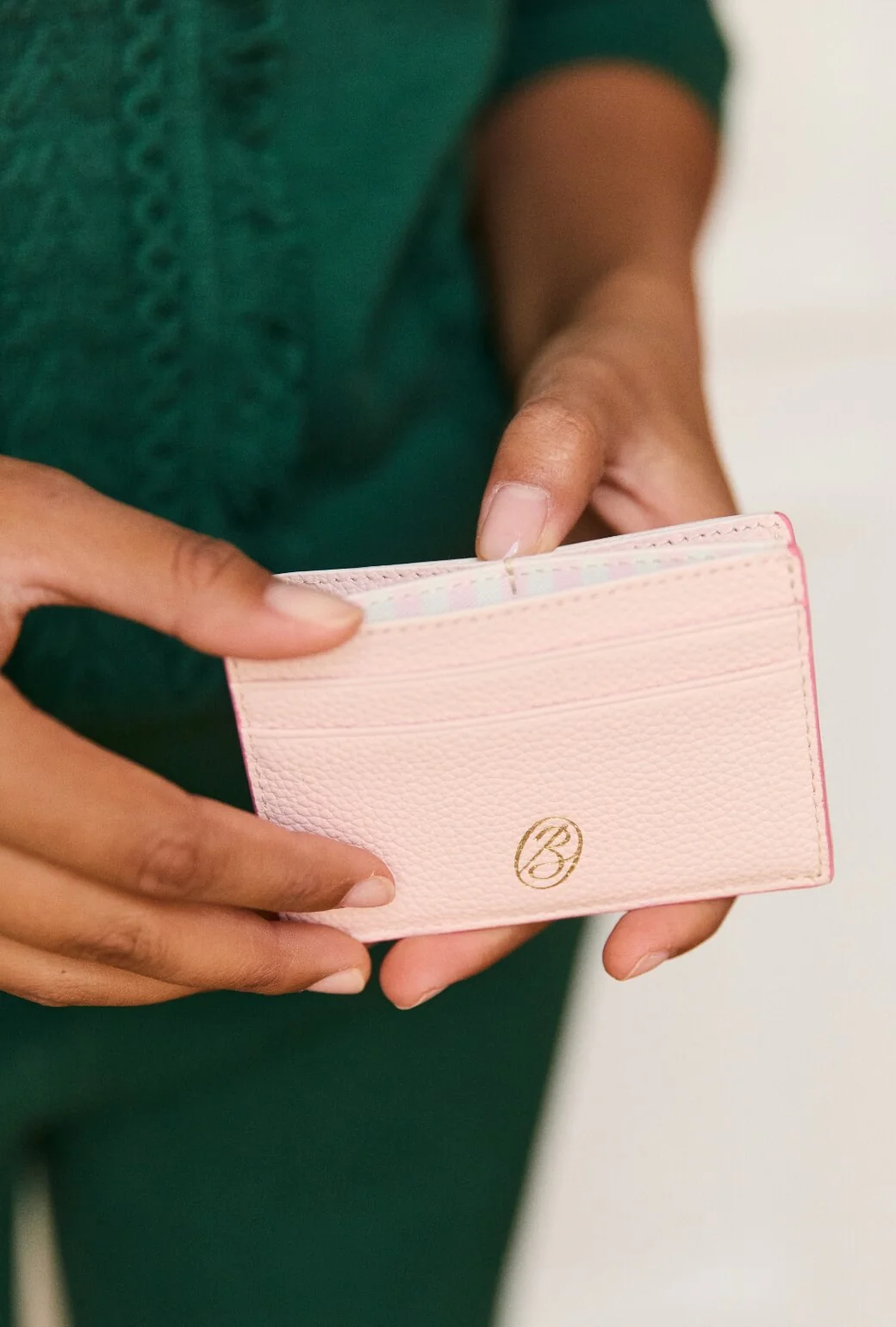 The Evelyn Card Case - Ballet Pink - BURU