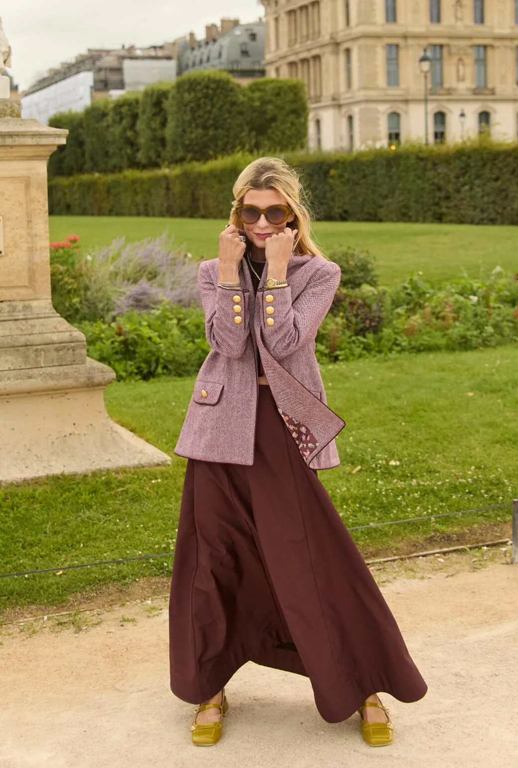 Guest Skirt - Chocolate Taffeta - BURU