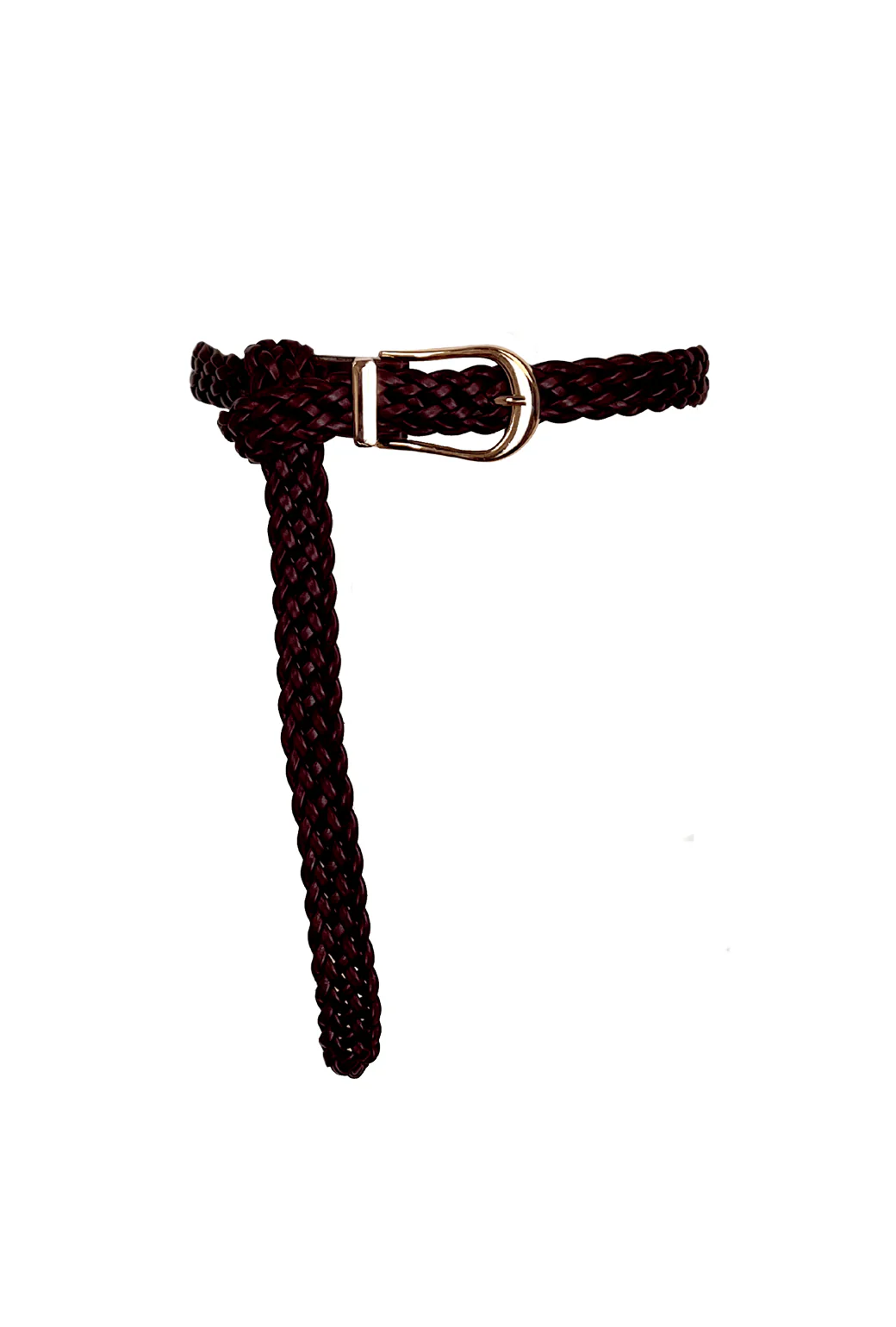 Braided Belt- Cranberry - BURU