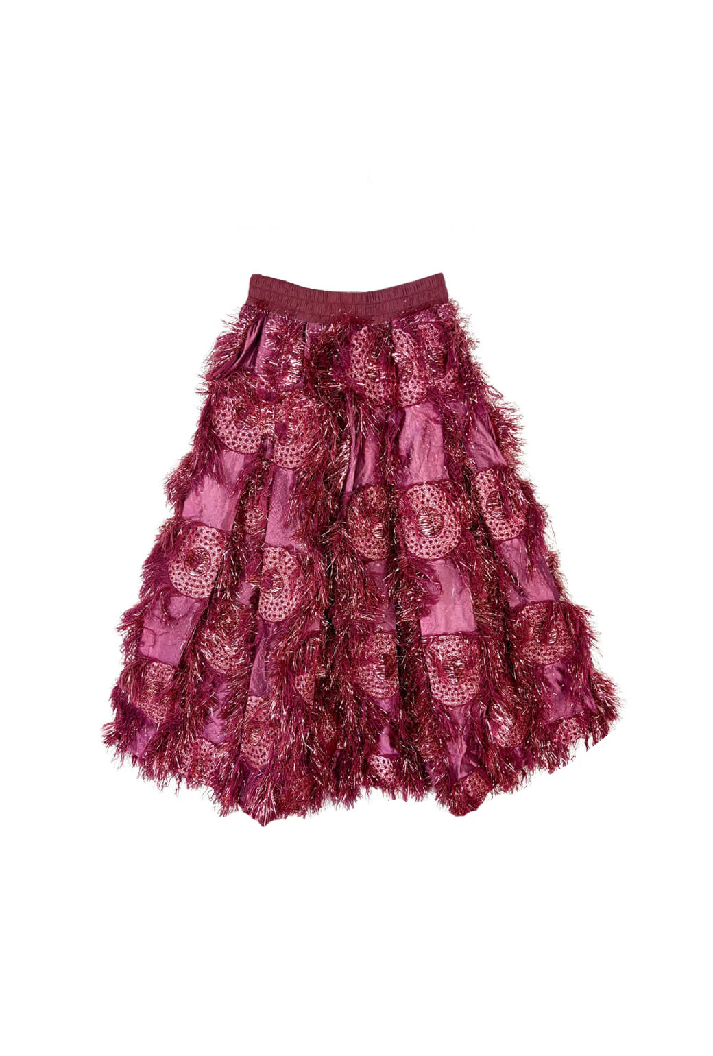 Eyelash Skirt - Bordeaux Eyelash - BURU
