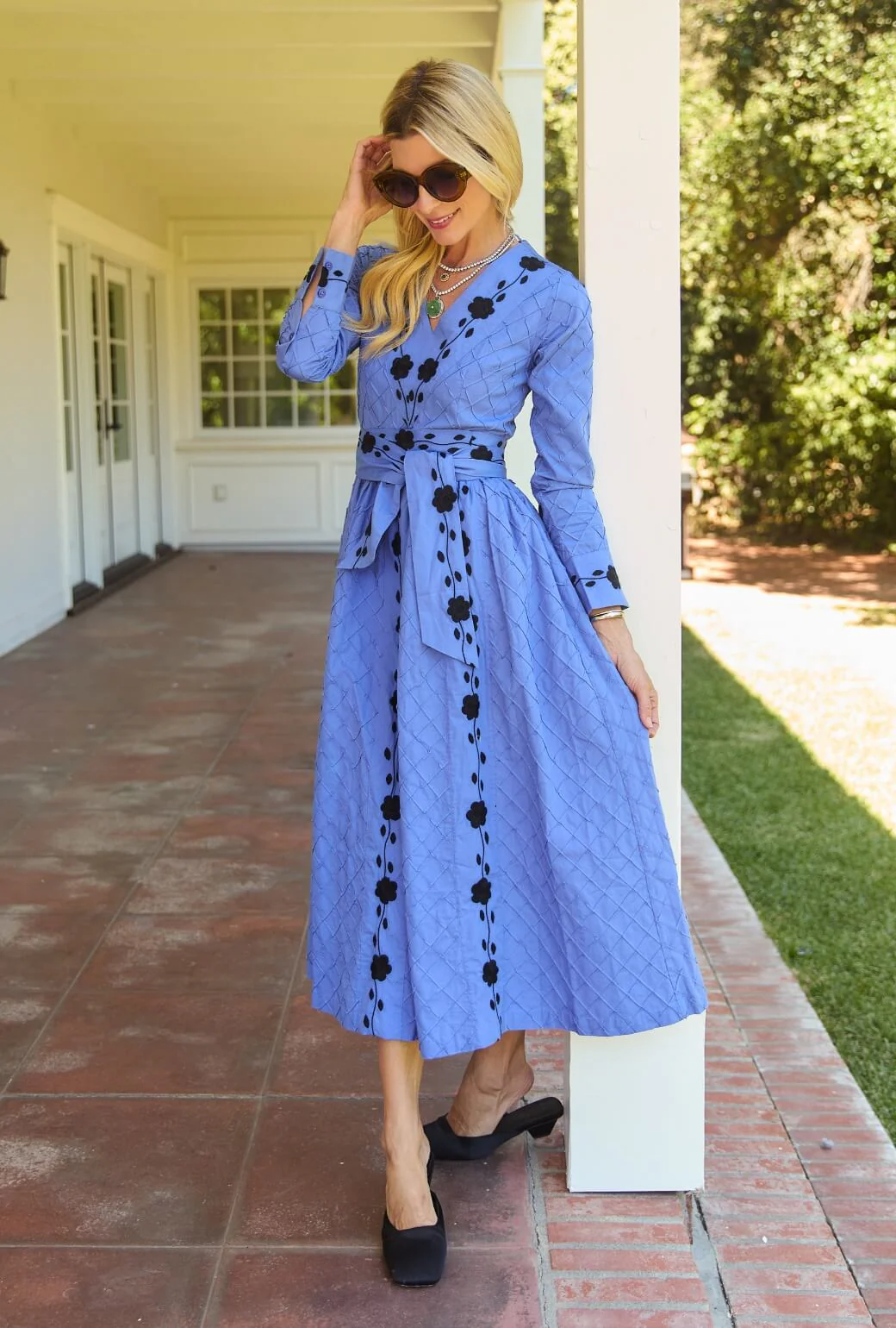 The Nicolette Dress - Periwinkle - BURU