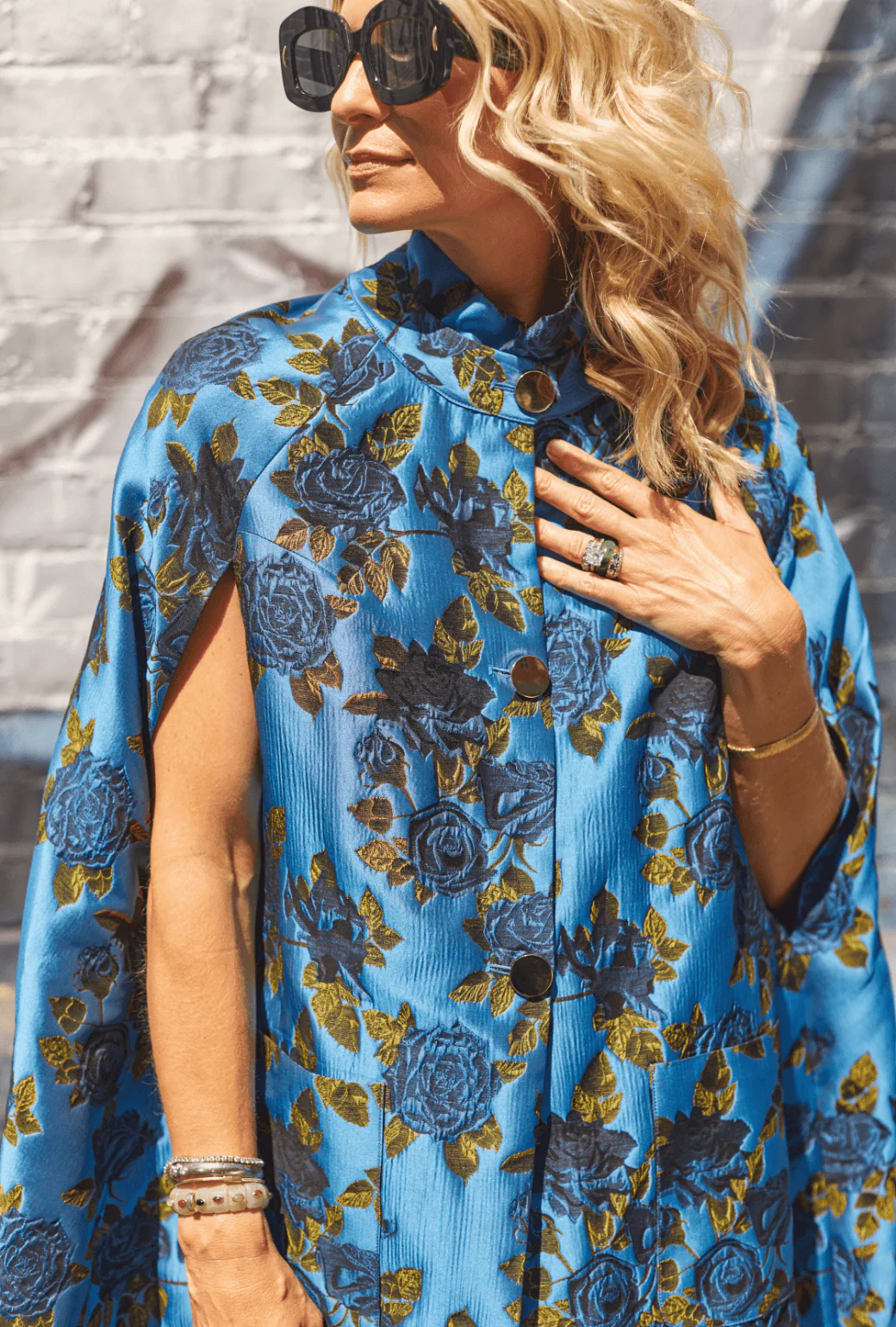 Le Cape - Blue Rose Jacquard - BURU
