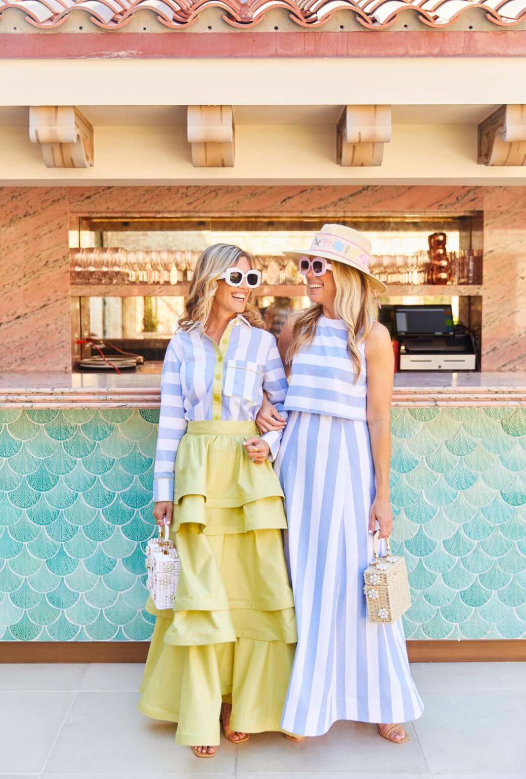 Buru x PBL Guest Skirt - Cabana Stripe - BURU