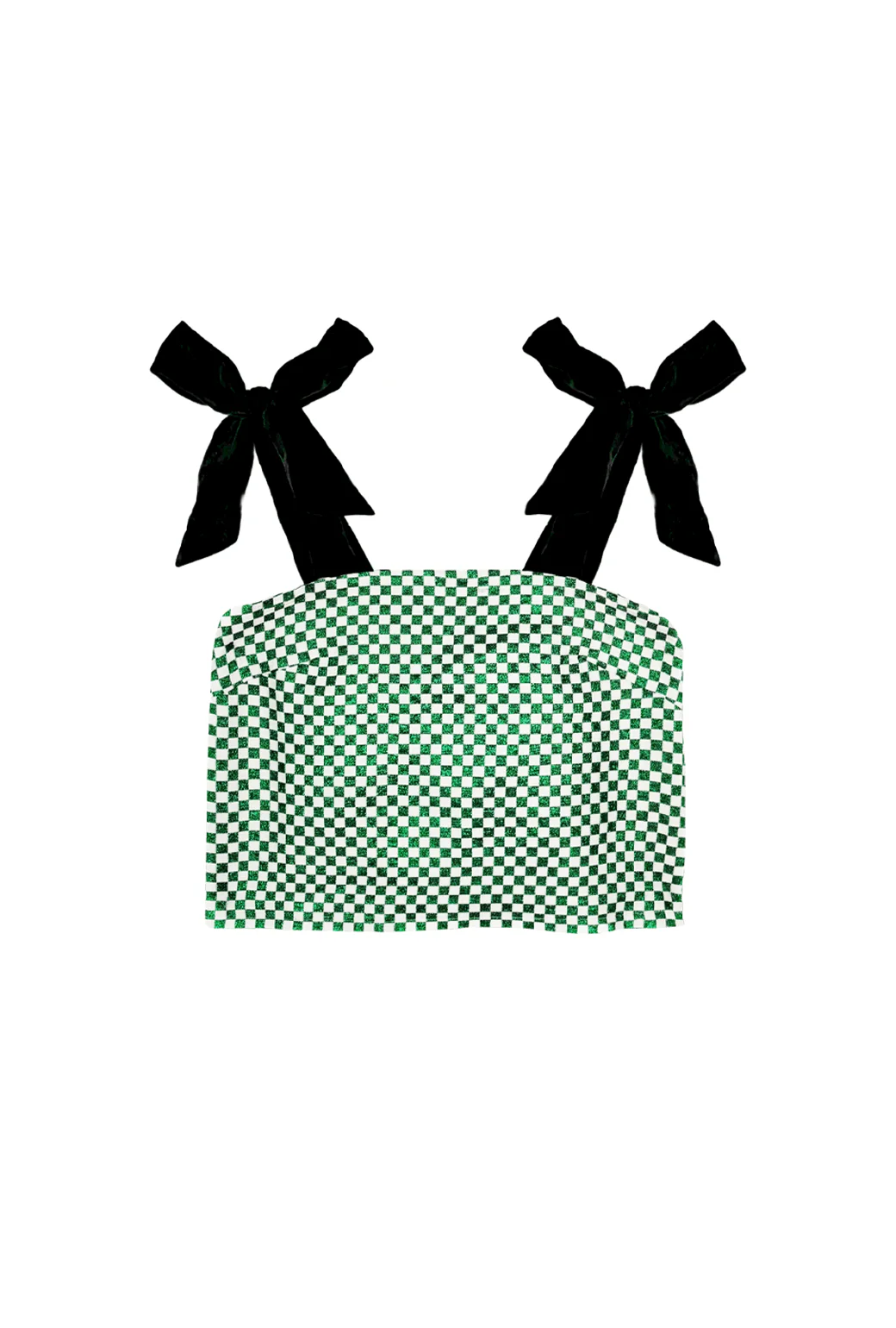 Pillar Top - Emerald Checkerboard Shimmer - BURU