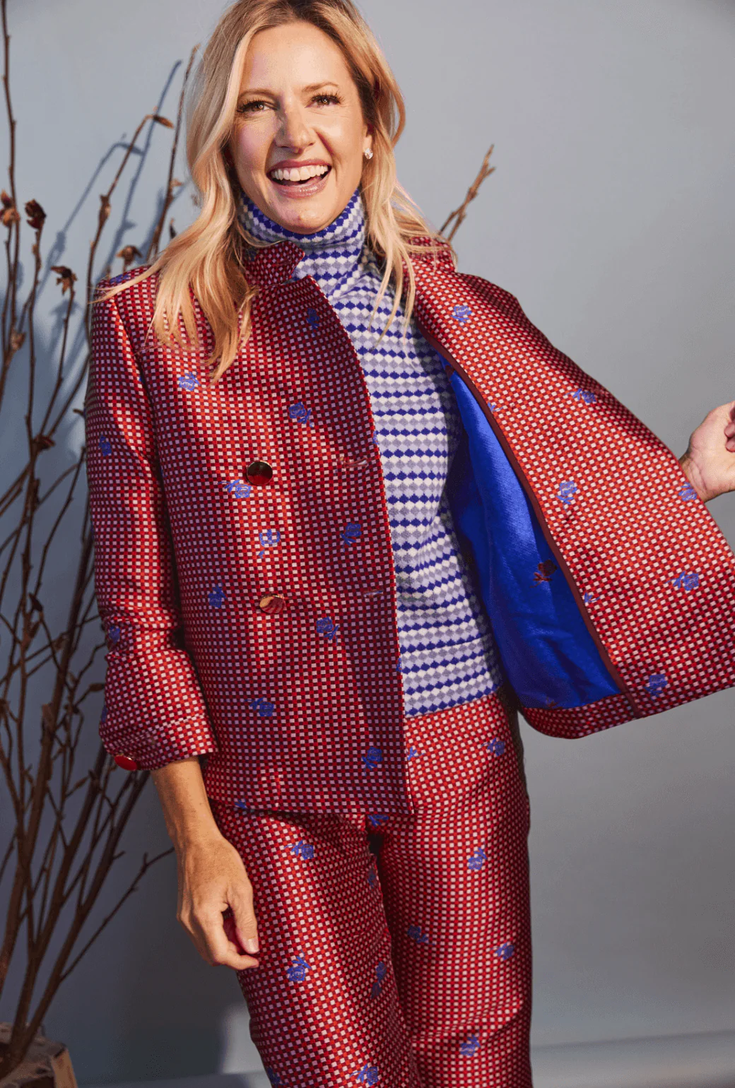 Swell Jacket - Gingham et Rose - BURU