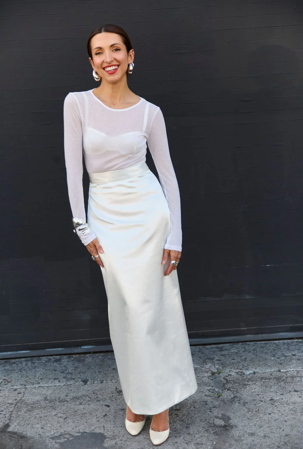 Buru x India The South Ken Skirt - Ivory - BURU