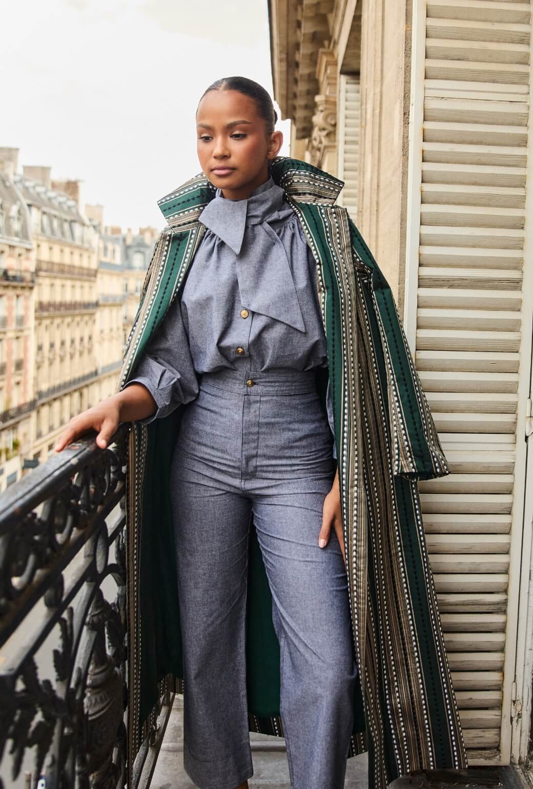 The Charlie Pant - Black Oxford - BURU